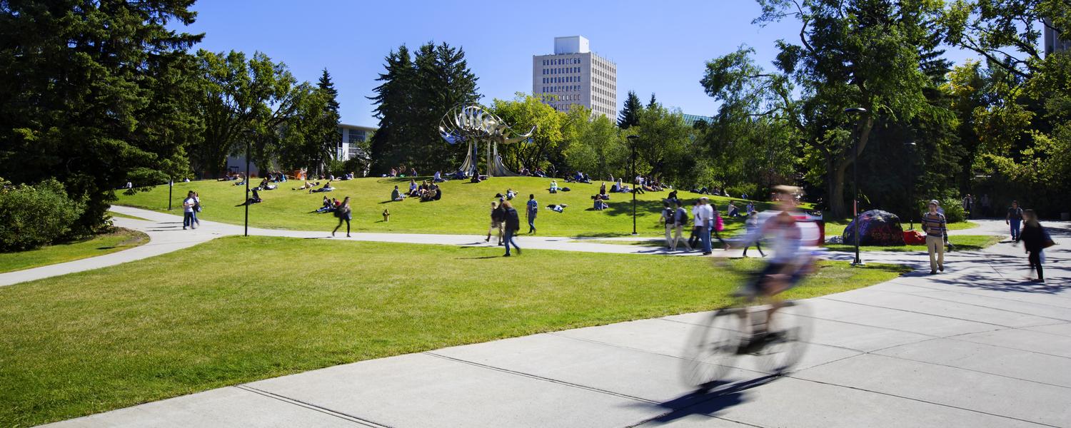 Main Campus outside by Kinesiology 