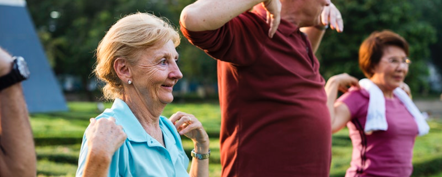 older adults exercising