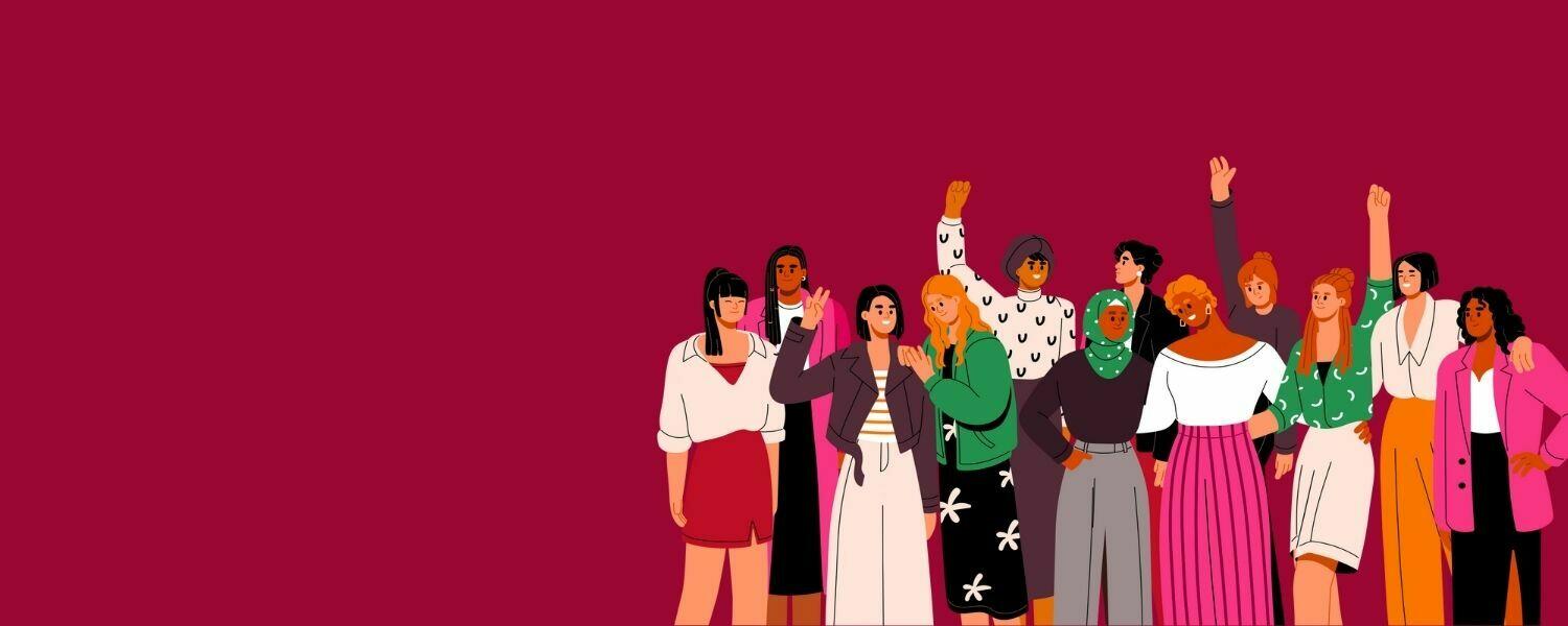 diverse group of women celebrating (source: CANVA)