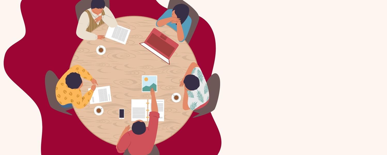 people at round table