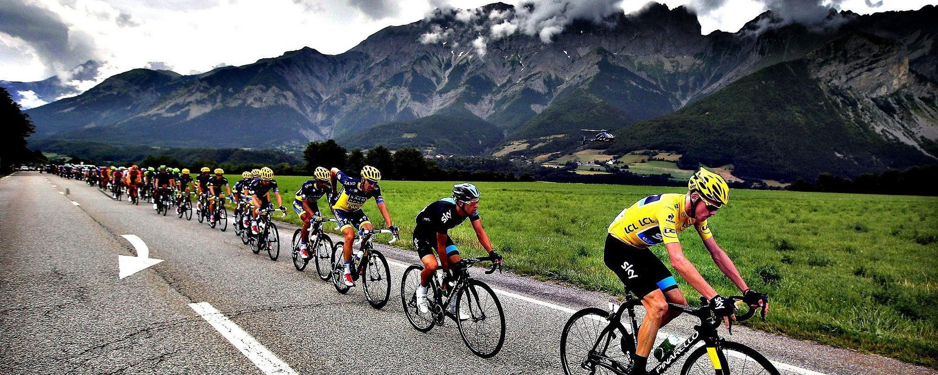 cyclists on road