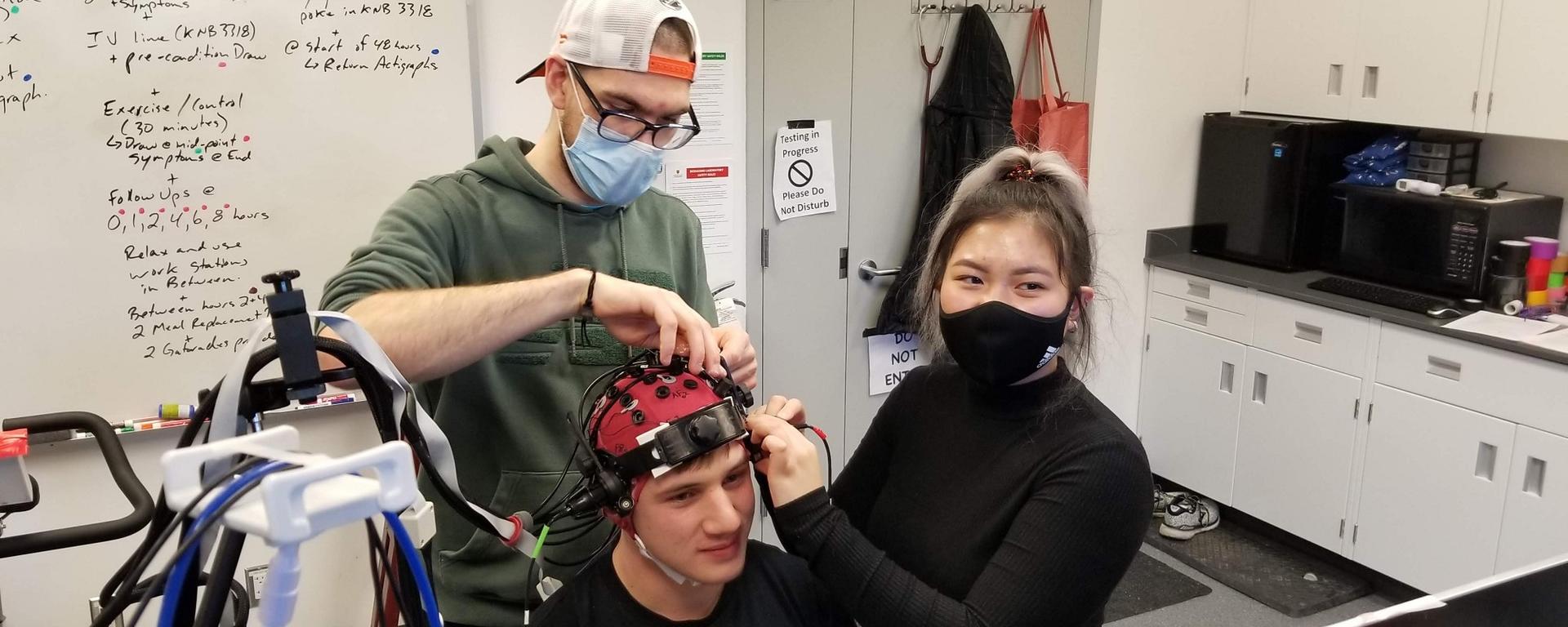 Students in Dr. Smirl's lab