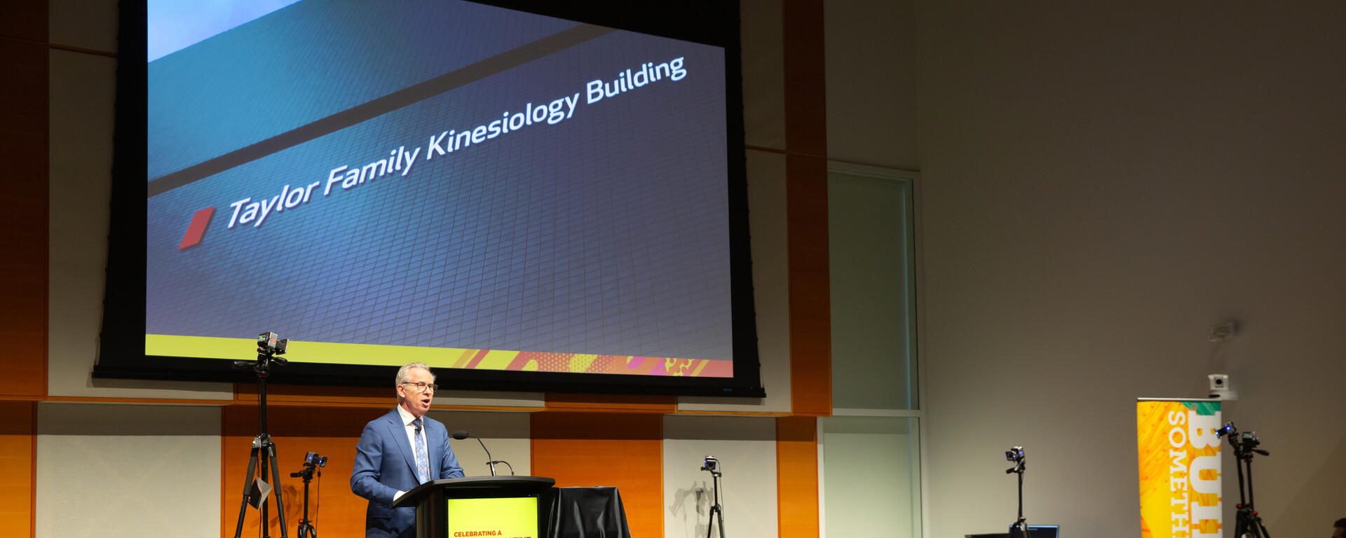 Presenting the new kinesiology building