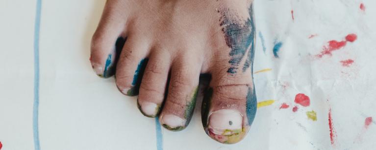paint, foot