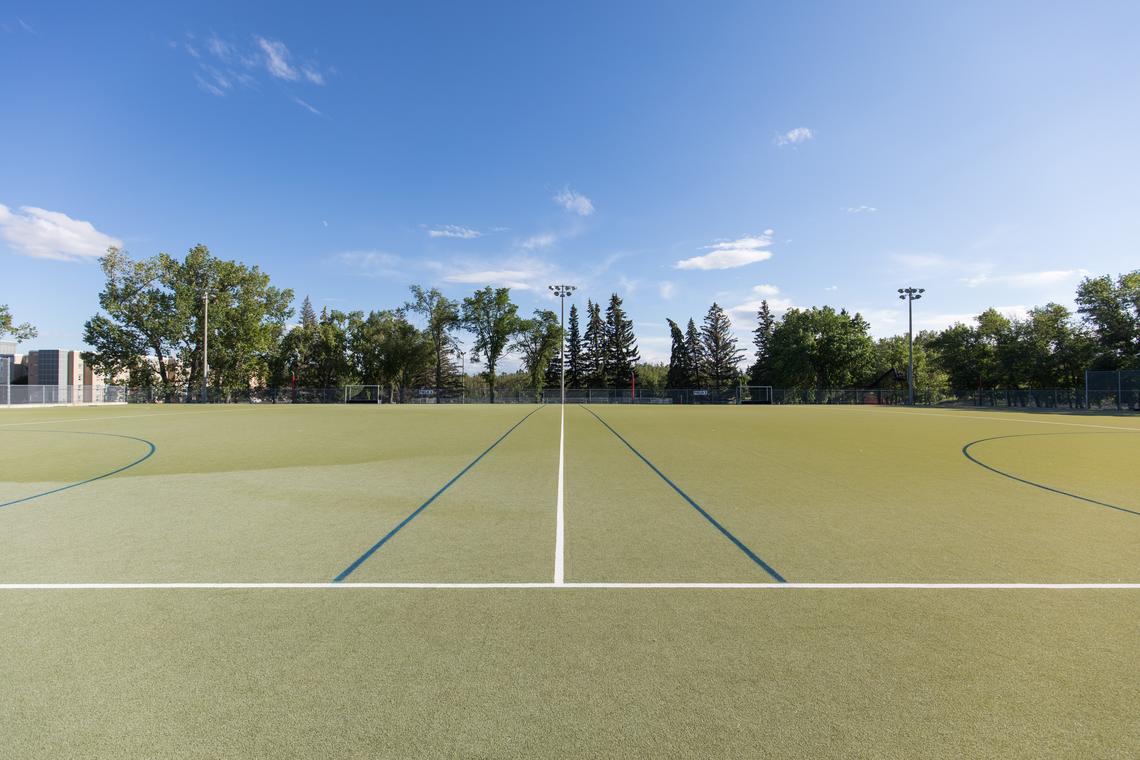 Field hockey and practice pitch for rent at UCalgary 