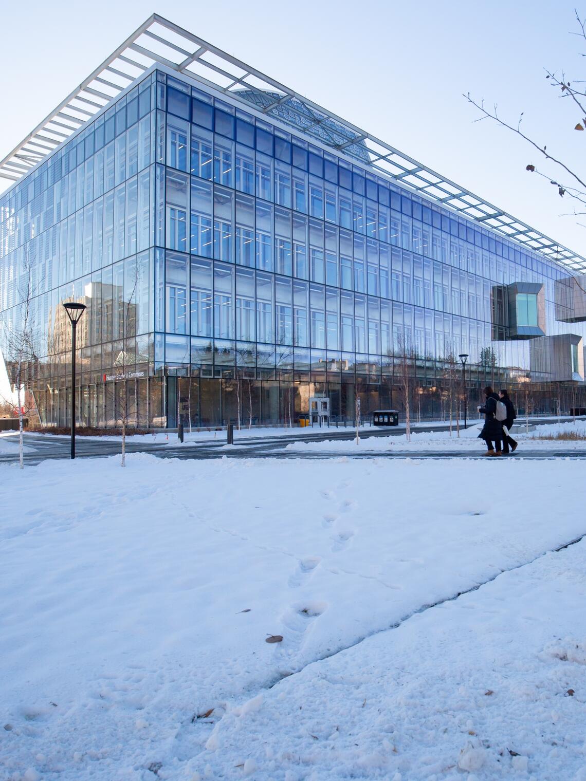 photo of winter campus
