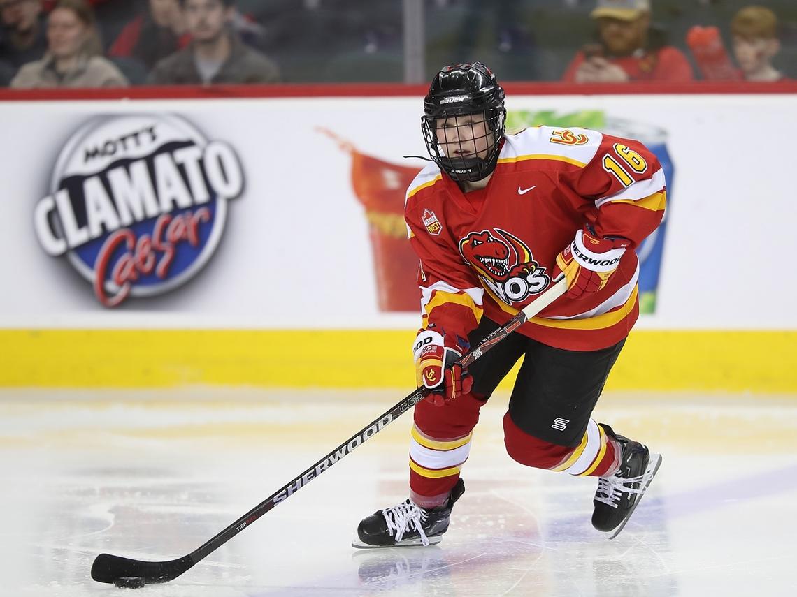 Hockey player at Crowchild Classic game 2023