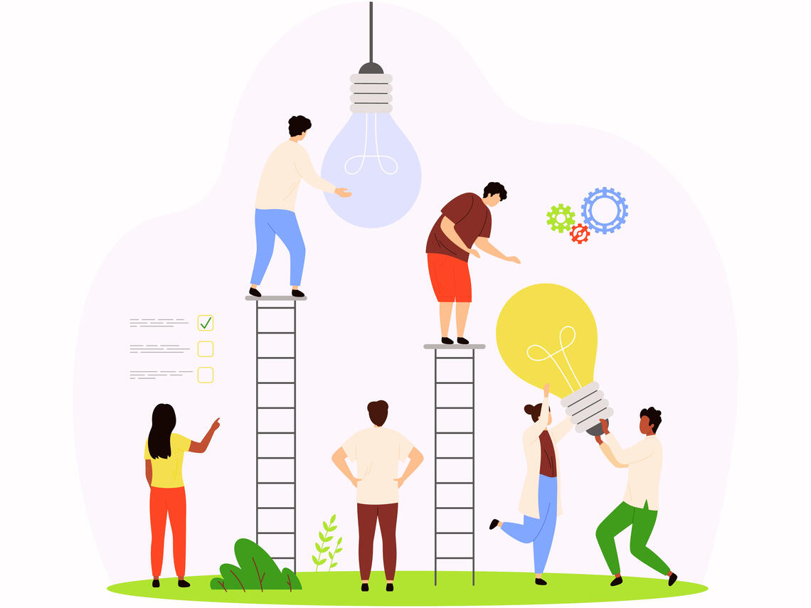 graphic of people working together (source: colourbox)
