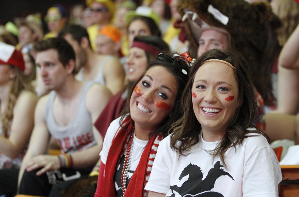 Kinesiology students at kin games 