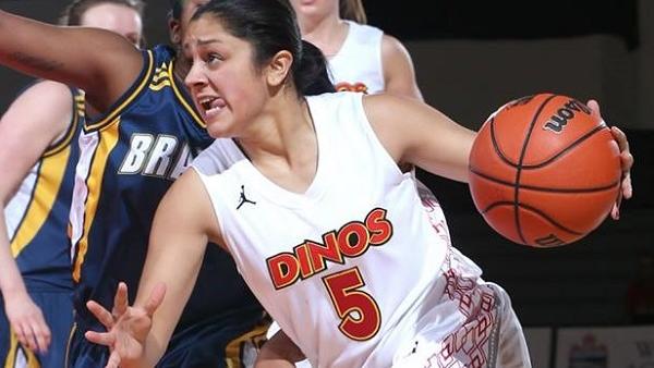 Anmol Mattu playing basketball with Dinos
