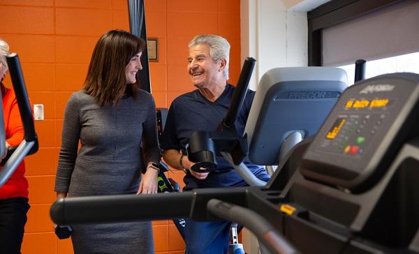Dr. Nicole Culos-Reed in the Thrive Centre with a client