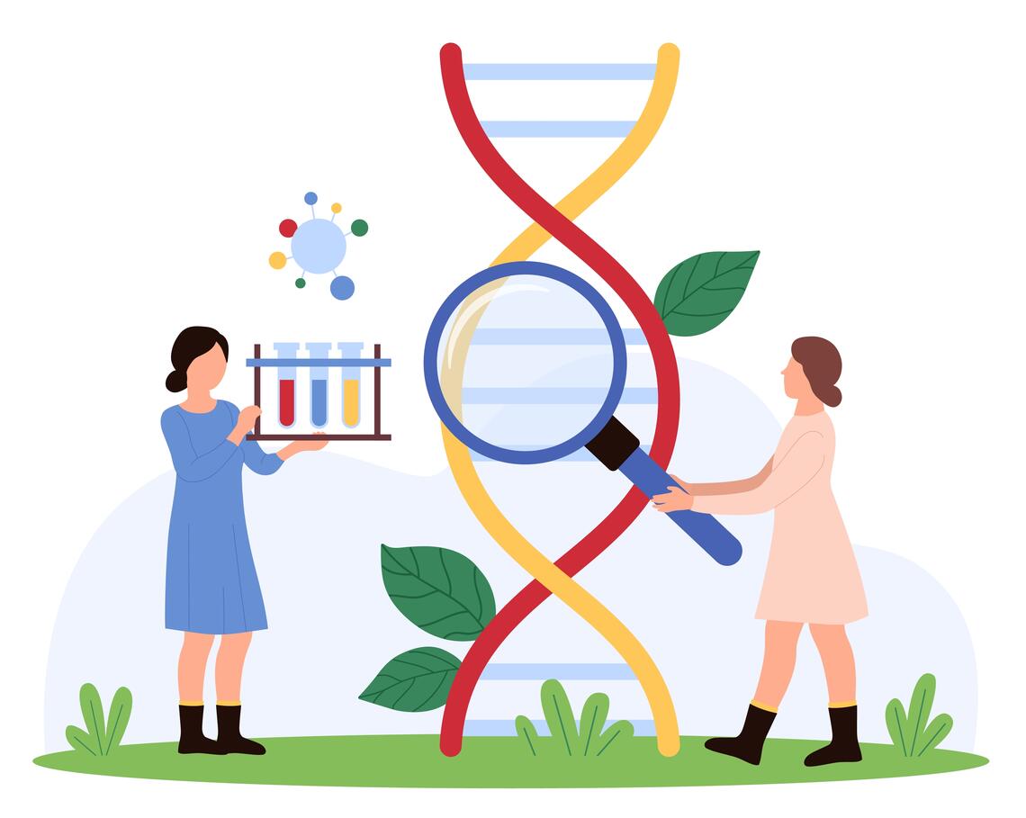 researchers investigating dna