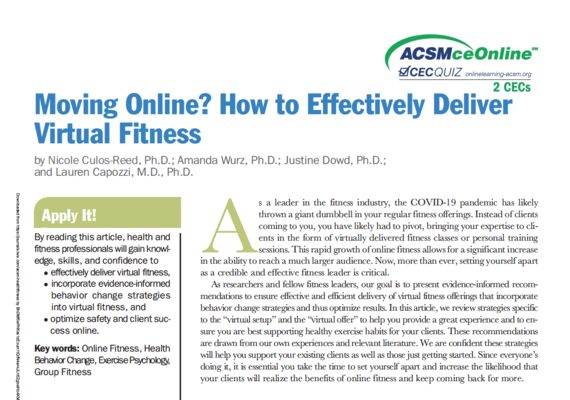 Screenshot of first page of article