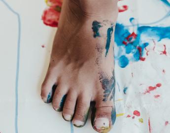 paint, foot